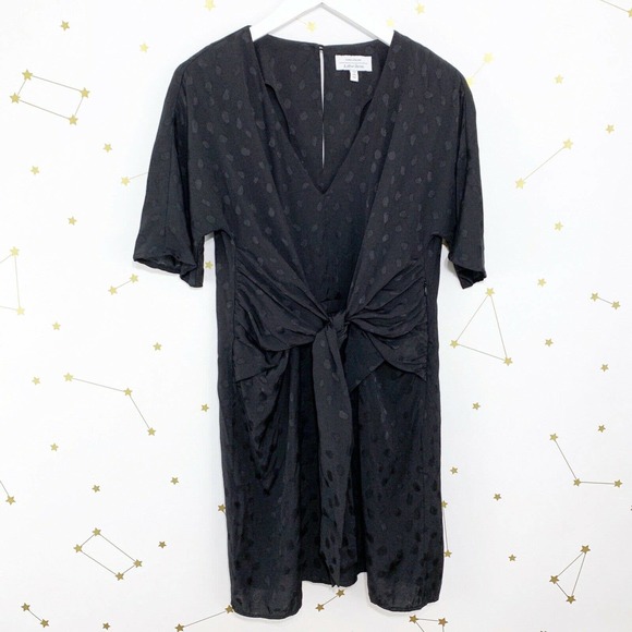 & Other Stories Dresses & Skirts - & Other Stories • Black Polka Dot Tie Front Dress